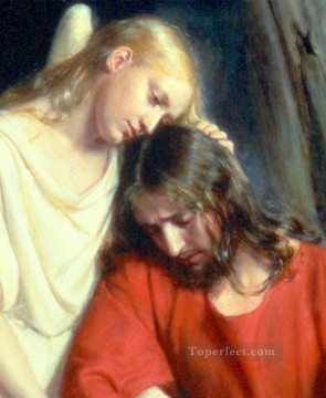  Bloch Pintura - Cristo en Getsemaní dt1 Carl Heinrich Bloch